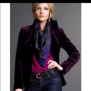 RESERVED** J. CREW Velvet Bella Jacket